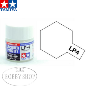 Tamiya LP-4 Flat White Laquer Paint (10ml)