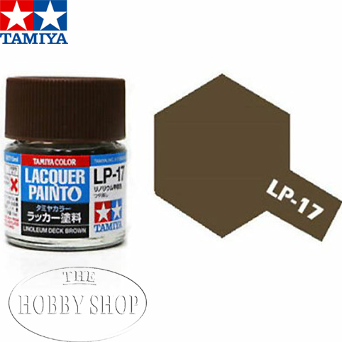 Tamiya LP-17 Linoleum Deck Brown Laquer Paint (10ml)