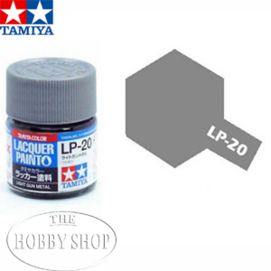 Tamiya LP-20 Light Gun Metal  Laquer Paint (10ml)