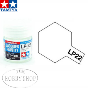 Tamiya LP-22 Flat Base Laquer Paint (10ml)