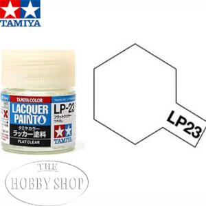 Tamiya LP-23 Flat Clear Laquer Paint (10ml)