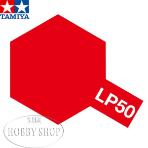 Tamiya LP-50 Bright Red Laquer Paint (10ml)