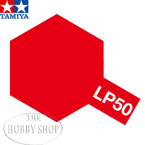 Tamiya LP-50 Bright Red Laquer Paint (10ml)