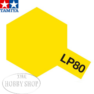 Tamiya LP-80 Flat Yellow Lacquer Paint (10ml)
