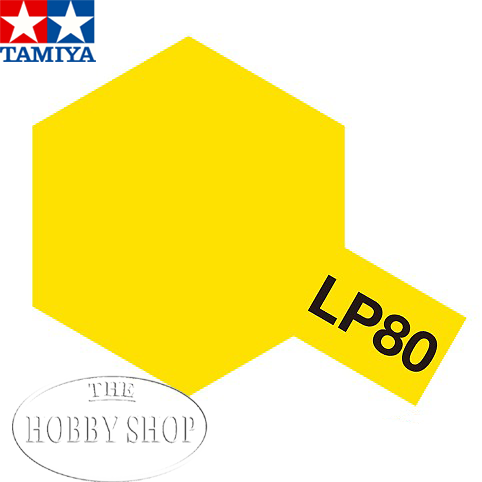 Tamiya LP-80 Flat Yellow Lacquer Paint (10ml)
