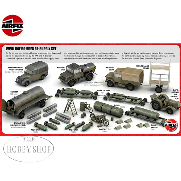 Airfix 1/72 WWII RAF Bomber Re-supply Set