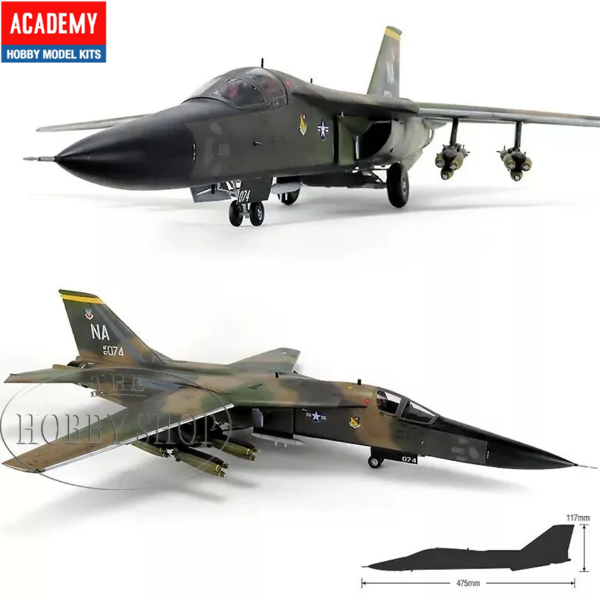 Academy 1/48 USAF F111A Aardvark
