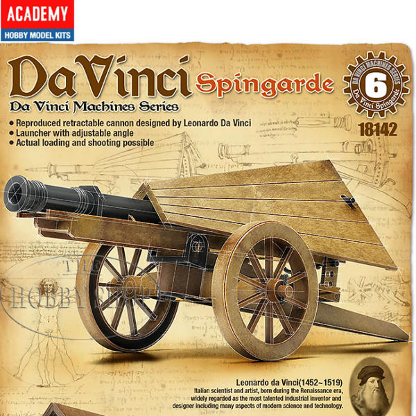 Academy Da Vinci Spingarde Working Model