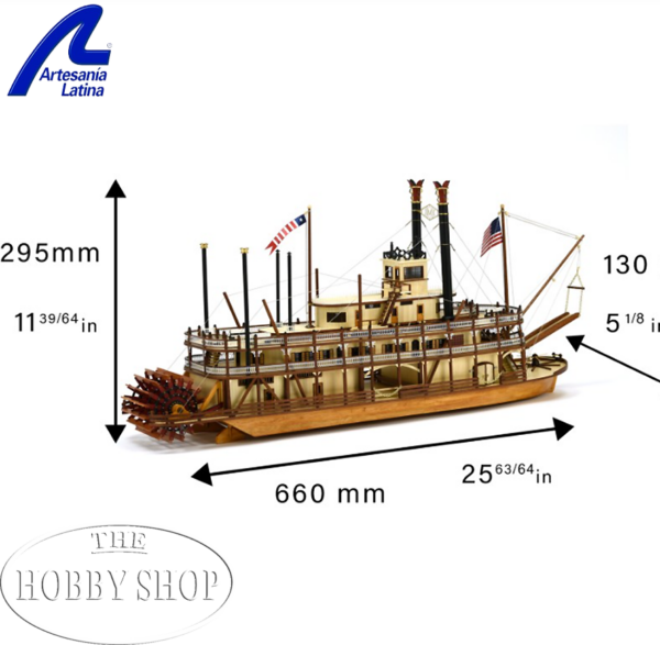 Artesania 1/80 King Of The Mississippi River Boat