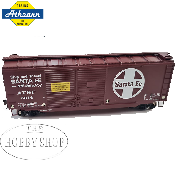 Athearn 1/87 40` Double Dorr Box Car Sante Fe 5914