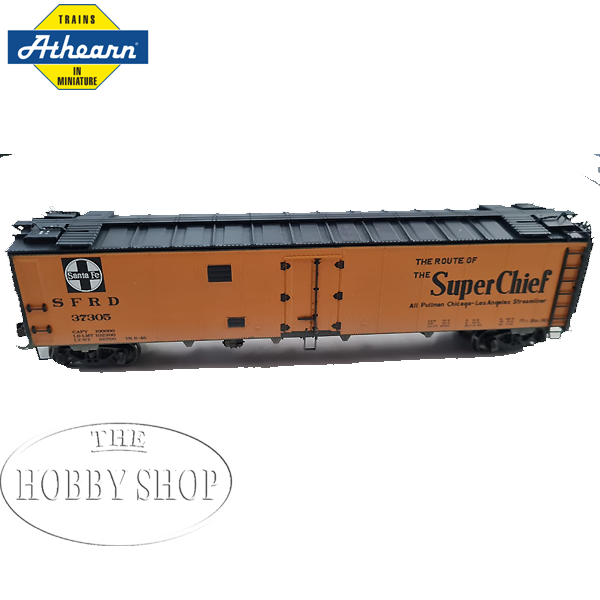 Athearn 1/87 50` Ice Reefer Santa Fe Super Chief Weathered) 37305