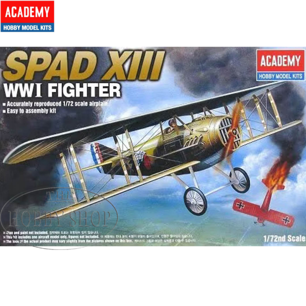 Academy 1/72 Spad XIII WWI Fighter