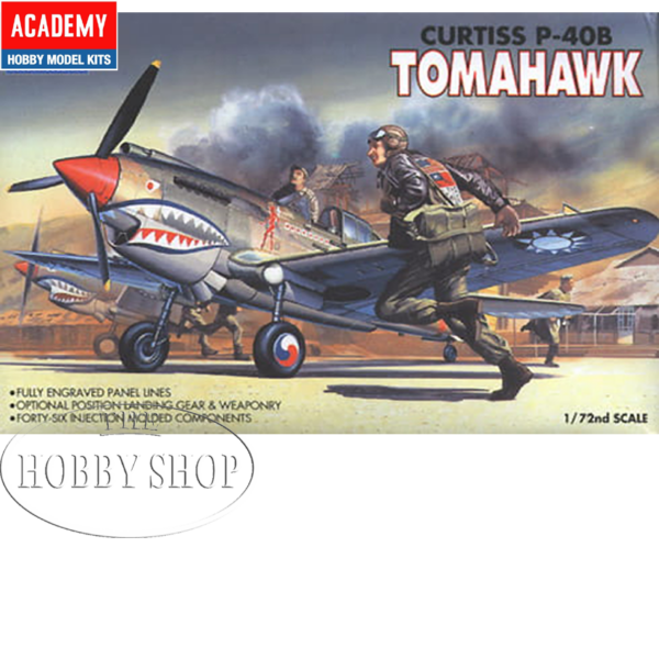 ACADEMY 1/72 CURTISS P-40B TOMAHAWK