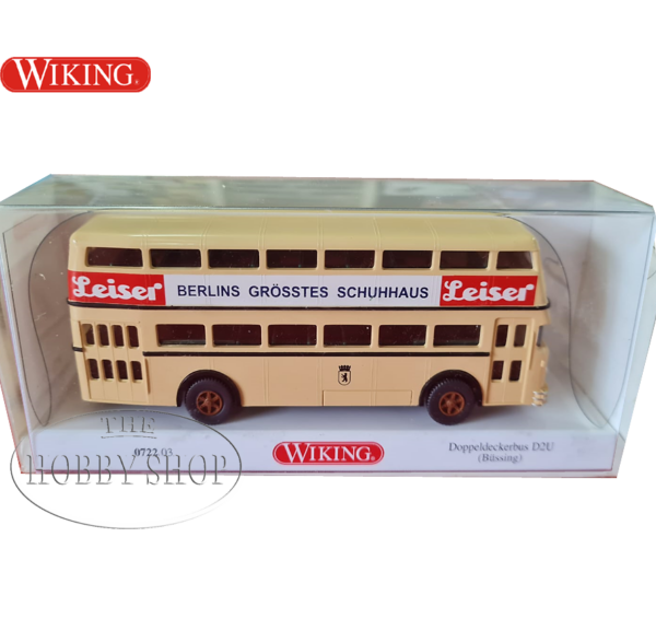 Wiking 1/87 HO Doppwldeckerbus D2U