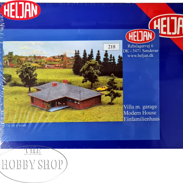 Heljan 1/87 Modern House With Garage HO