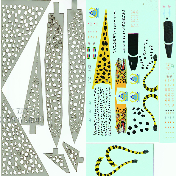 Levos 1/48 Cheetah C SAAF Decal Set Spotty