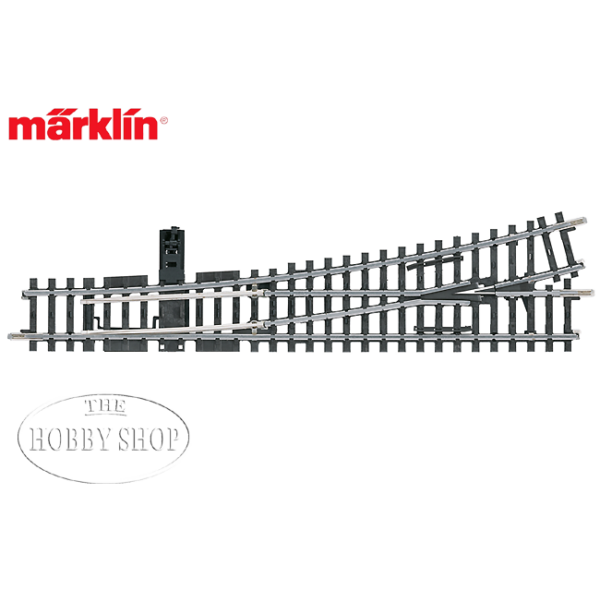 Marklin K Track Left Turnout Length 225 mm  Radius 902.4 mm