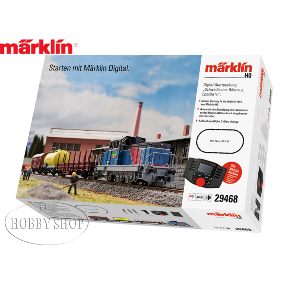 Marklin 1/87 Swedish Freight Train Digital Starter Set Era VI