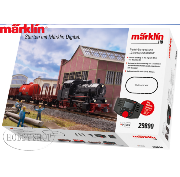 Marklin 1/87 Freight Train Class BR 89.0 Digital Starter Set