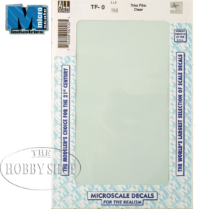 Microscale Clear Trim Film (For Decal Printing)