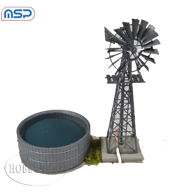 MSP N Scale Windpump With Dam