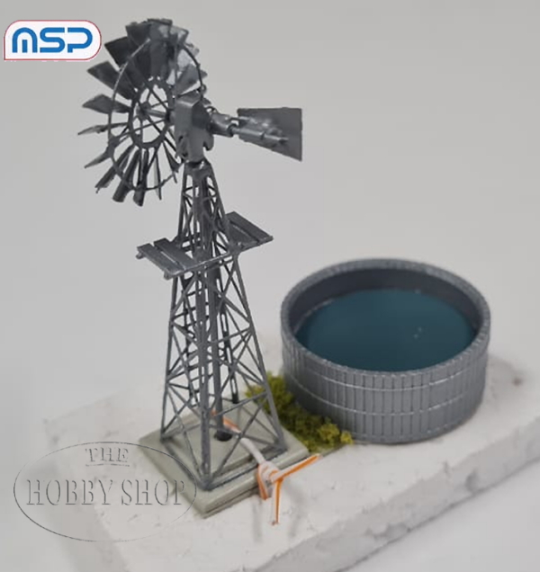 MSP N Scale Windpump With Dam