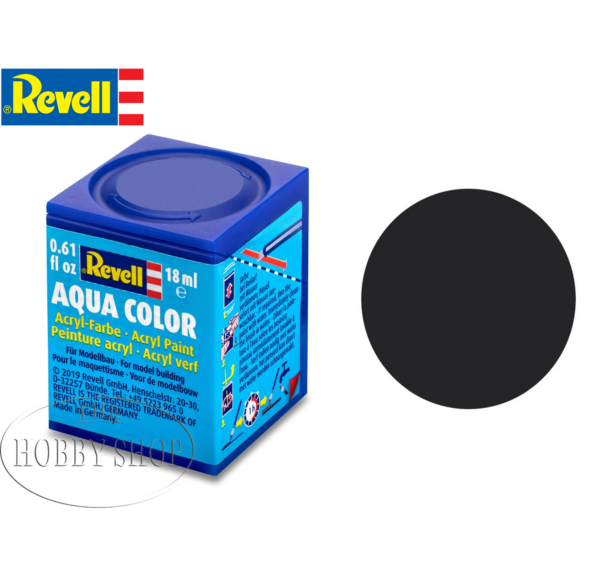 Revell 06 Matt Tar Black Acrylic