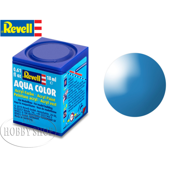 Revell 50 Gloss light Blue Acrylic (RAL 5012) 18ml