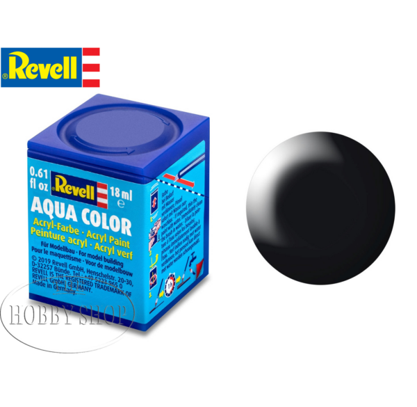 Revell 302 Silk Black Acrylic