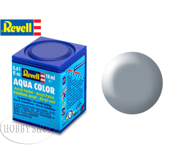 Revell 374 Silk Grey Acrylic (RAL 7001) 18ml