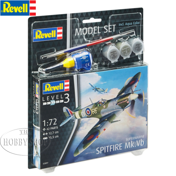 Revell 1/72 Sepermarine Spitfire Mk.Vb Starter Set