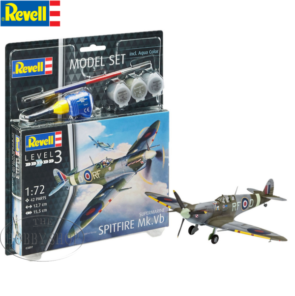 Revell 1/72 Sepermarine Spitfire Mk.Vb Starter Set