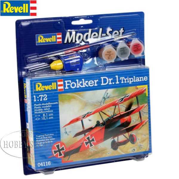 Revell 1/72 Starter Set Fokker Dr.1 Triplane