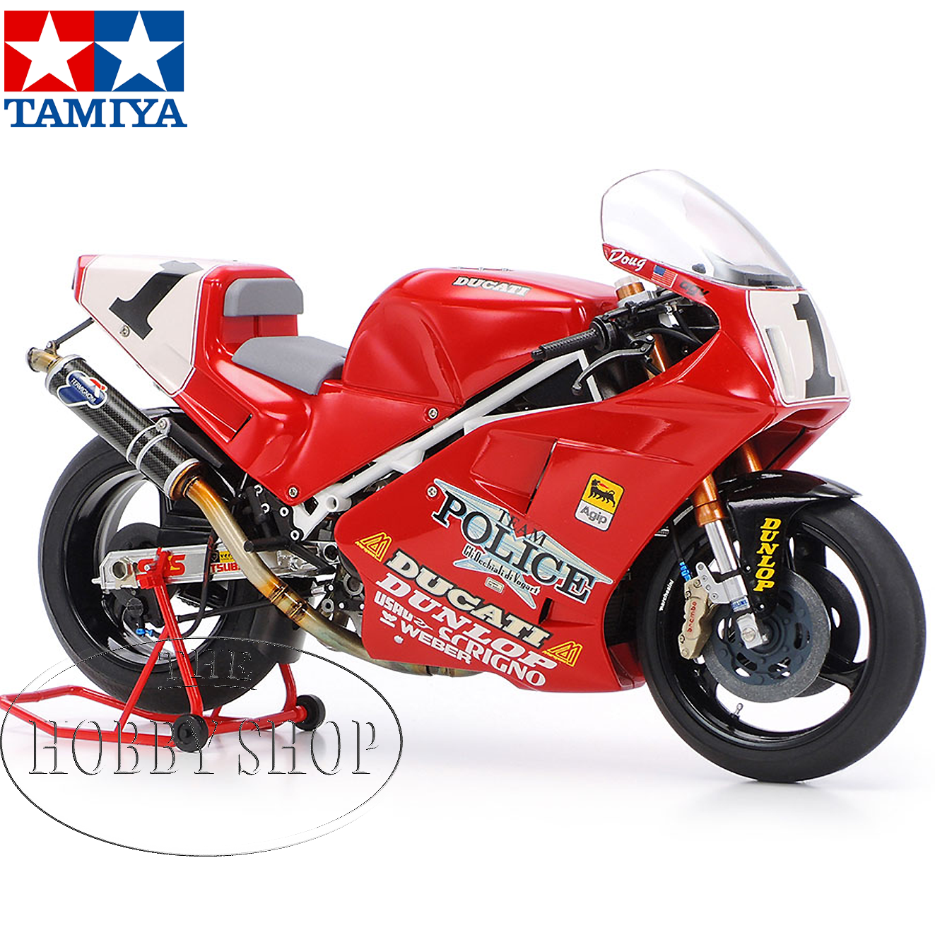 TAMIYA 14063 Ducati 888 Superbike Motorrad Modell Bausatz 1:12 | Online kaufen bei Modellbau Härtle