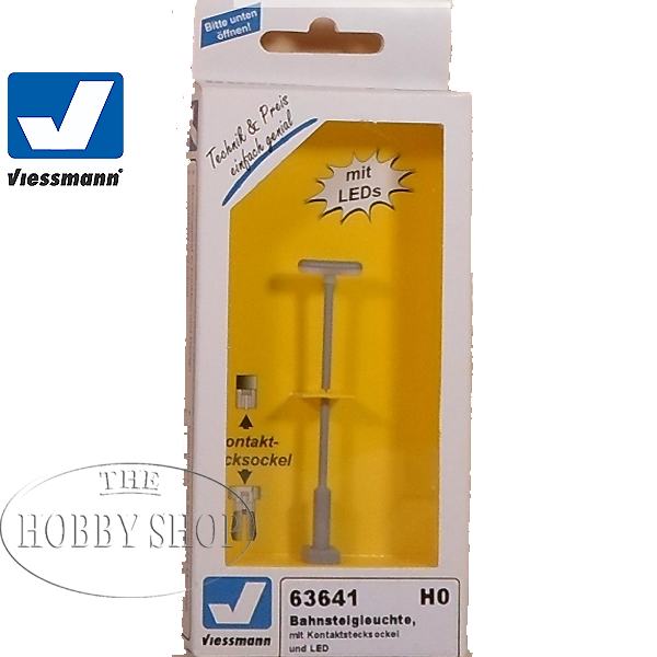 Viessmann 1/87 Lamp With LED 14-16V AV