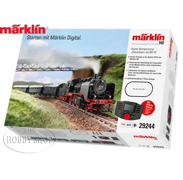 Marklin 1/87 Branch Line Class 24 Digital Starter Set with Sound