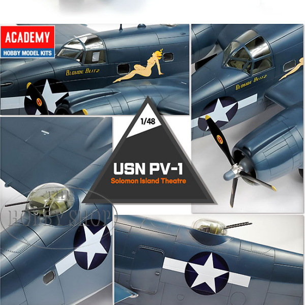 Academy 1/48 USN PV-1 Ventura Solomon Islands Theatre