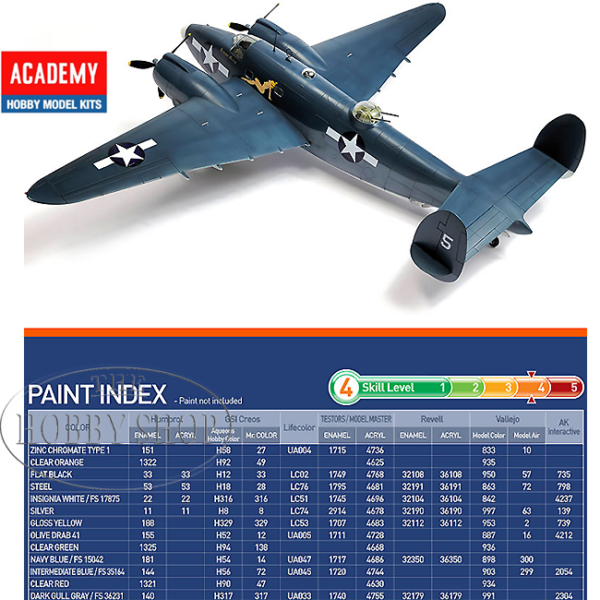 Academy 1/48 USN PV-1 Ventura Solomon Islands Theatre