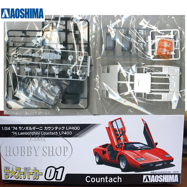 Aoshima 1/24 Lamborghini Countach LP400
