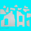 MRS 1/35 Scale Brick House Ruin & Ruble