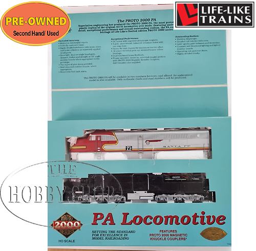 Life Like Proto 2000 Series HO PA Locomotive (21569) Santa Fe