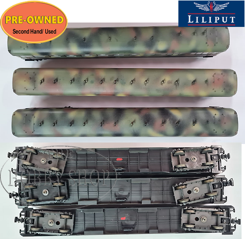 Lilliput 1/87 HO German WWII Coaches (x3)