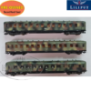 Lilliput 1/87 HO German WWII Coaches (x3)