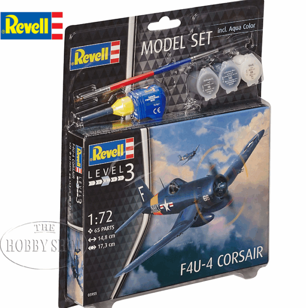 Revell 1/72 F4U-4 Corsair Starter Set Revell 1/72 F4U-4 Corsair Starter Set