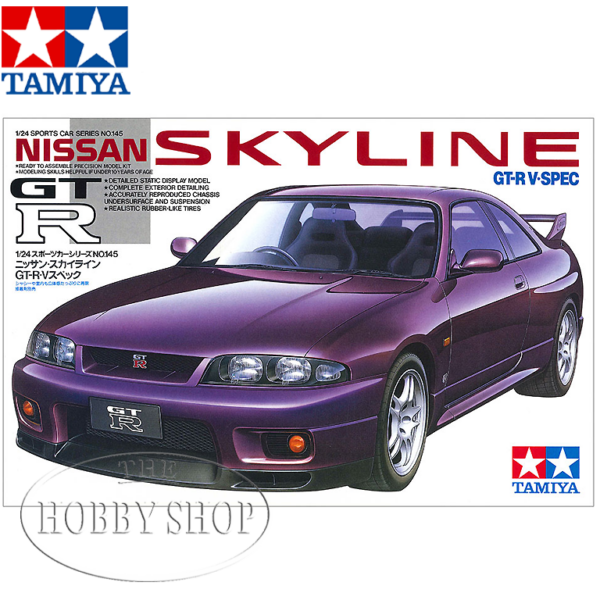 Tamiya 1/24 Nissan Skyline GT-R R33 V SPEC