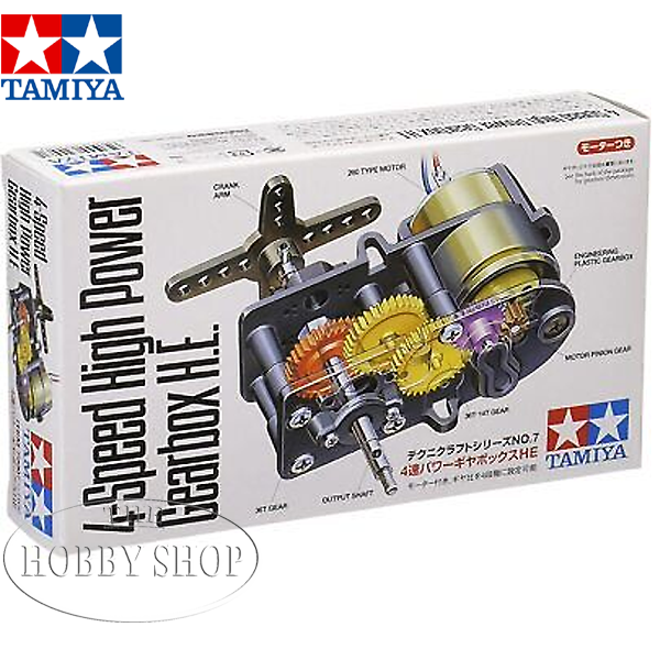 Tamiya 4 Speed High Power Gearbox HE