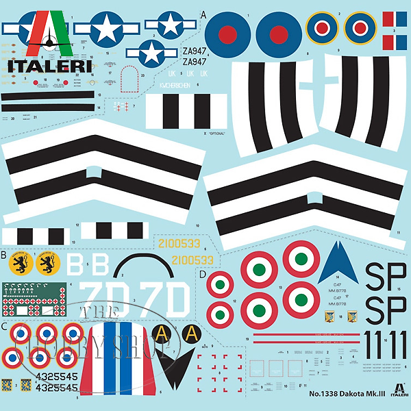 Italeri 1/72 C-47 Skytrain Dakota Mk.III