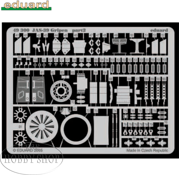 Eduard 1/48 JAS-39 Gripen Detail Set Photo Etch