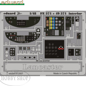 Eduard 1/48 Lancaster Interior Photo Etch Upgrade For Tamiya