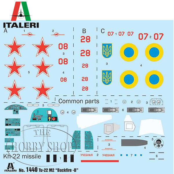 Italeri 1/72 Tu-22M2 Backfire-B